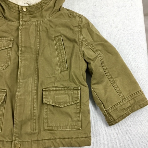 Cherokee Hooded Utility Field Jacket Size 12 Months - Picture 6 of 15